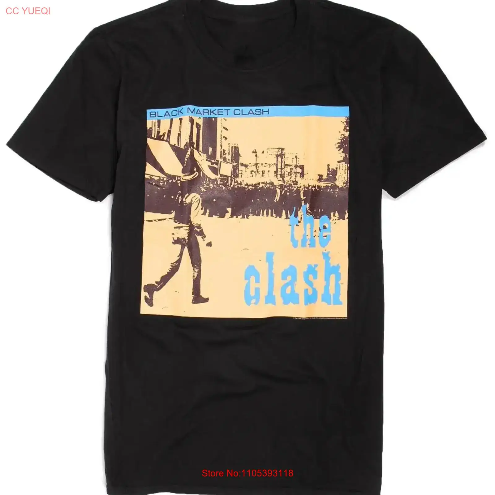 Vintage Fashion Market - T-shirt Rare The Clash Black Market