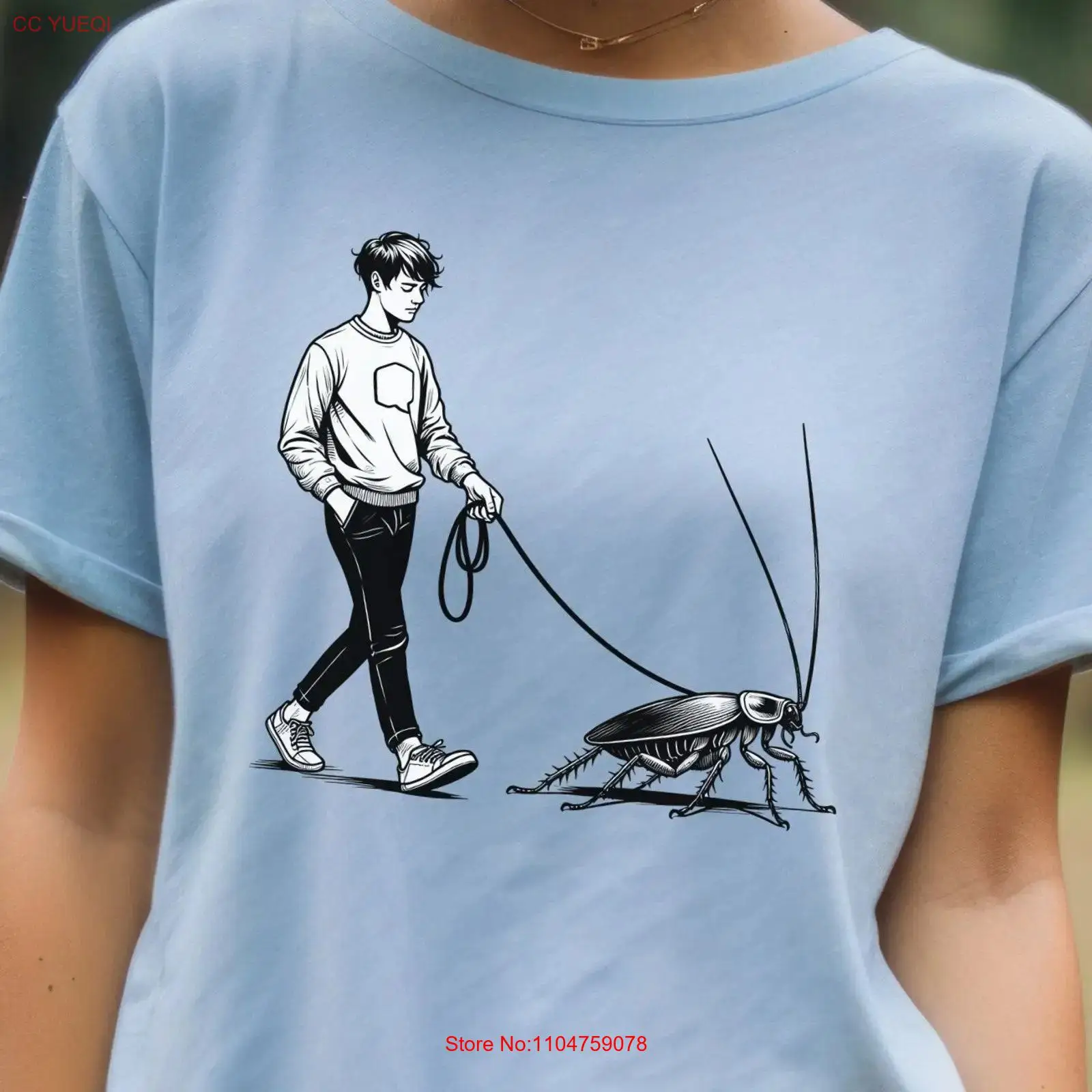 Vintage Fashion Bug - T-shirt drôle avec motif de cafard