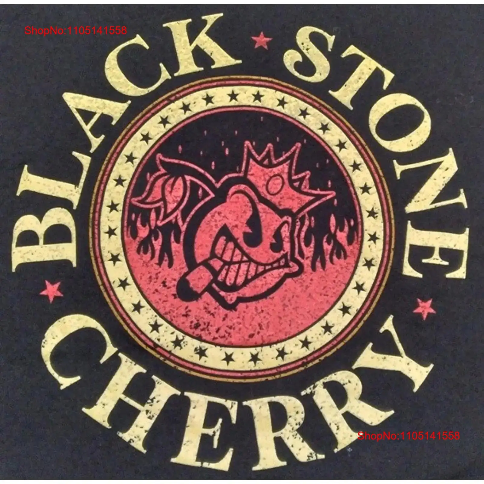 Vintage Fashion Logos - BLACK STONE CHERRY Band Cigar fumer
