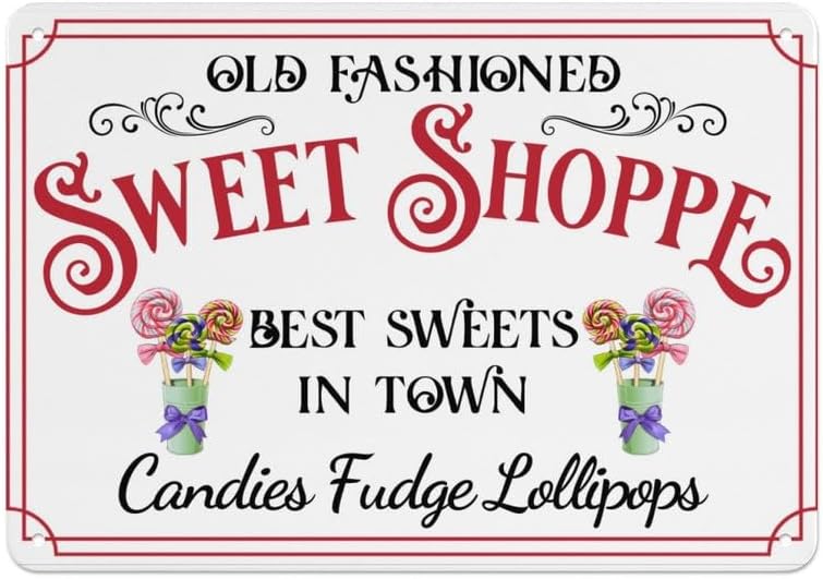 Vintage Fashion Shop - Plaque décorative vintage rétro style ancien