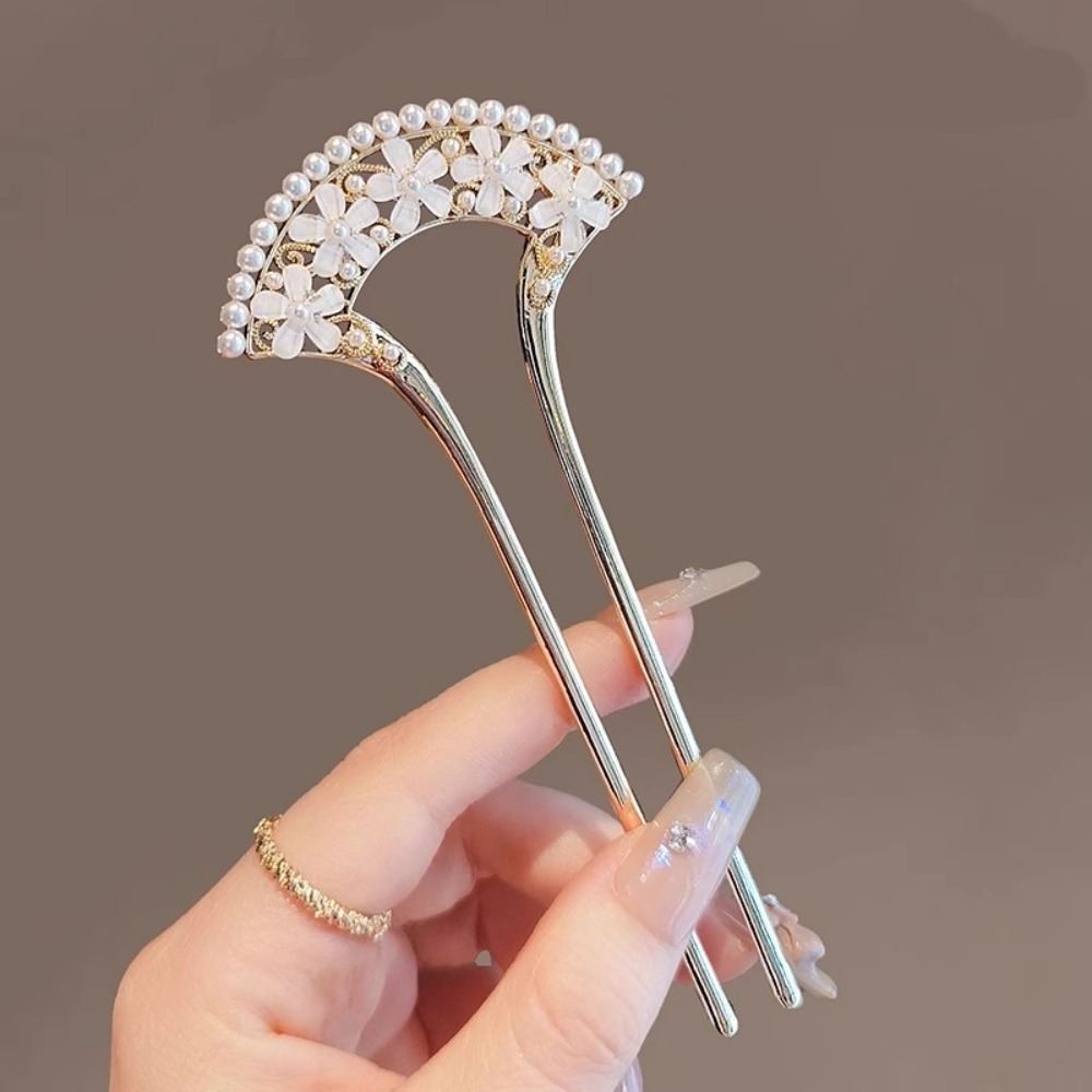 Vintage Fashion Shop - Épingles à cheveux rétro en perles,