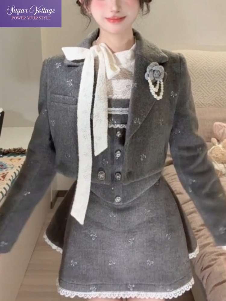 French Vintage Fashion - Ensemble 2 pièces de luxe français