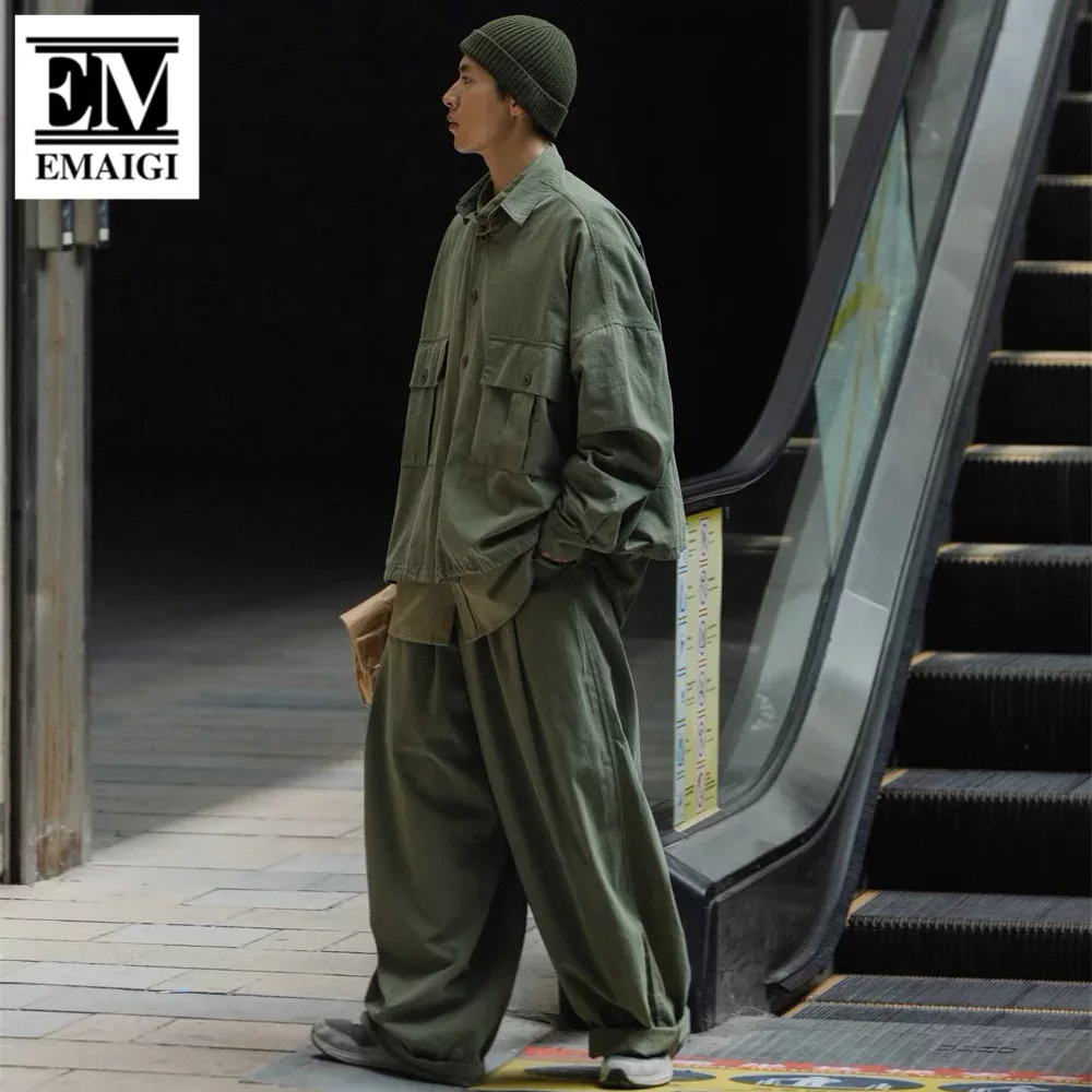 Retro Track Pant - Pantalon cargo à jambes larges pour