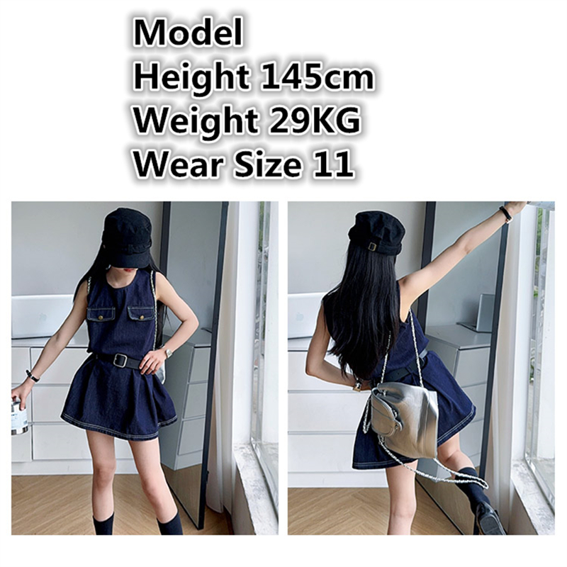 Robe body en Denim pour filles - Vintage Fashion Streetwear avis et prix