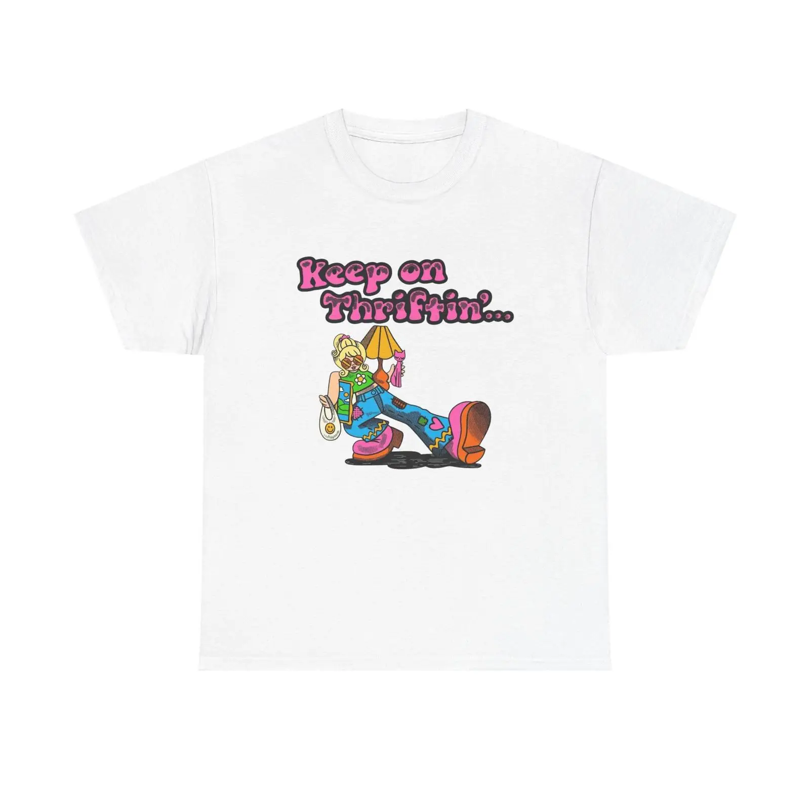 T-shirt drôle « Keep On Thrift - Vintage Fashion Thrift avis et prix