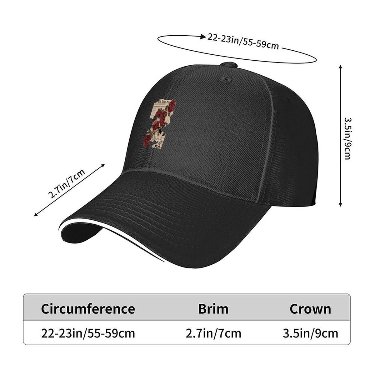 Casquette de baseball vintage  - Vintage Fashion Newspaper avis et prix