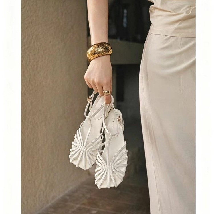Sandales romaines vintage à bo - French Vintage Fashion avis et prix