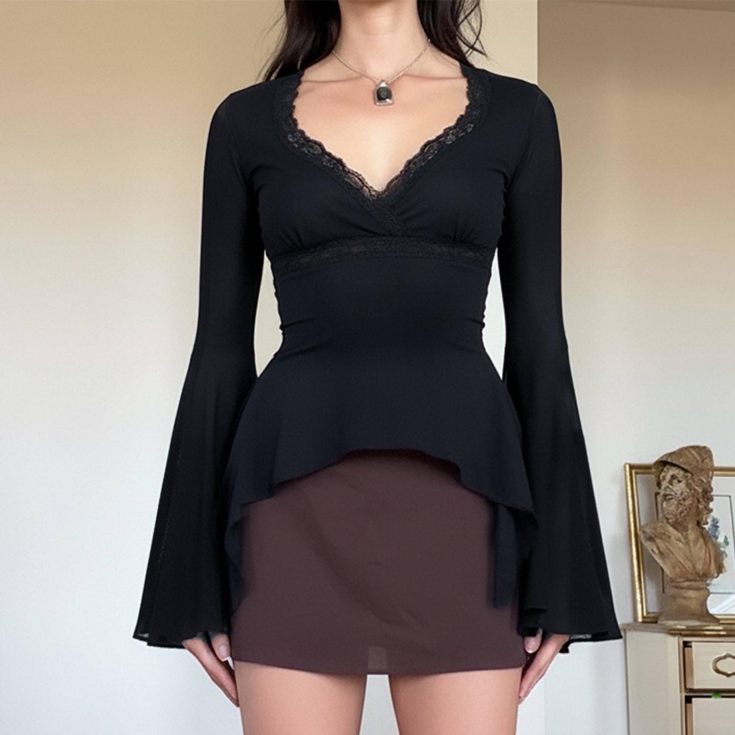 Haut élégant en dentelle vinta - Vintage Fashion Collection avis et prix