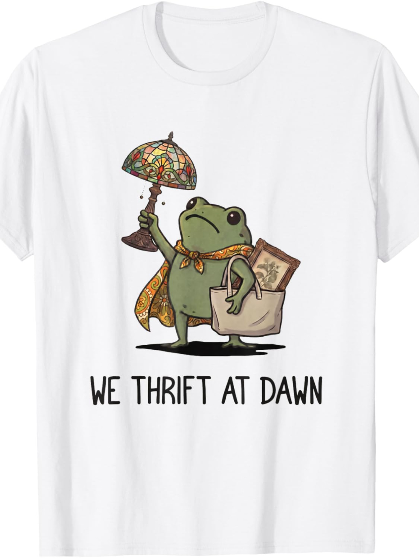 We Thrift at Dawn Funny Frog T - Vintage Fashion Thrift avis et prix