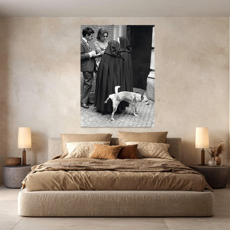 Peinture sur toile vintage rep - Vintage Fashion Newspaper avis et prix
