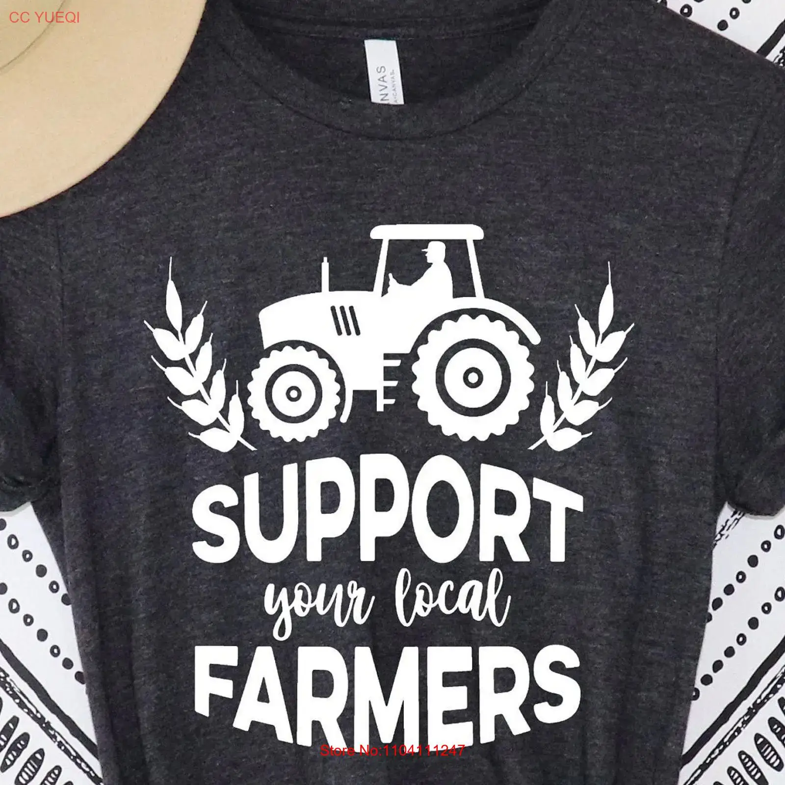 T-shirt « Soutenez vos agricul - Vintage Fashion Market avis et prix