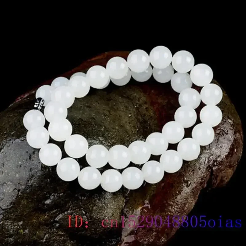 Collier de perles de Jade blan - Vintage Fashion Necklace avis et prix