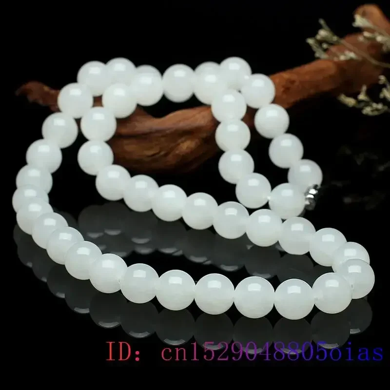 Collier de perles de Jade blan - Vintage Fashion Necklace avis et prix