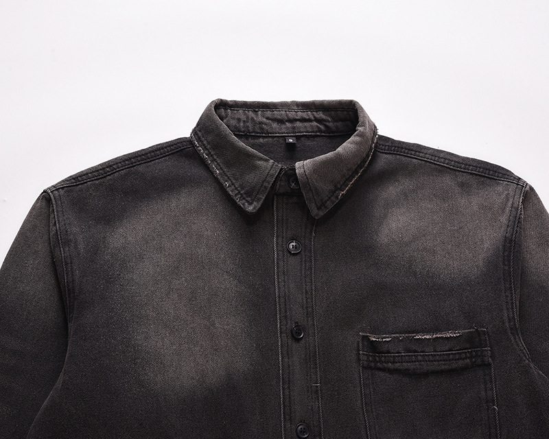 Veste en jean déchirée pour ho - Vintage Fashion Streetwear avis et prix