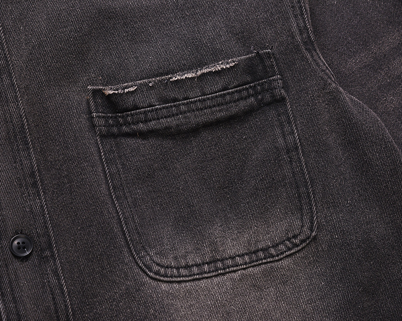 Veste en jean déchirée pour ho - Vintage Fashion Streetwear avis et prix