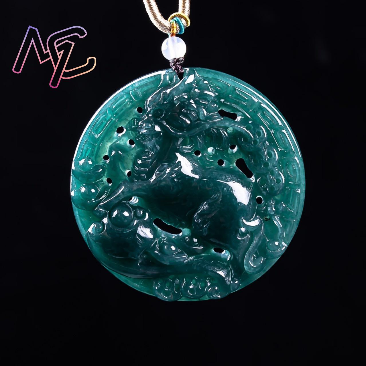 Collier pendentif Dragon en ja - Vintage Fashion Necklace avis et prix