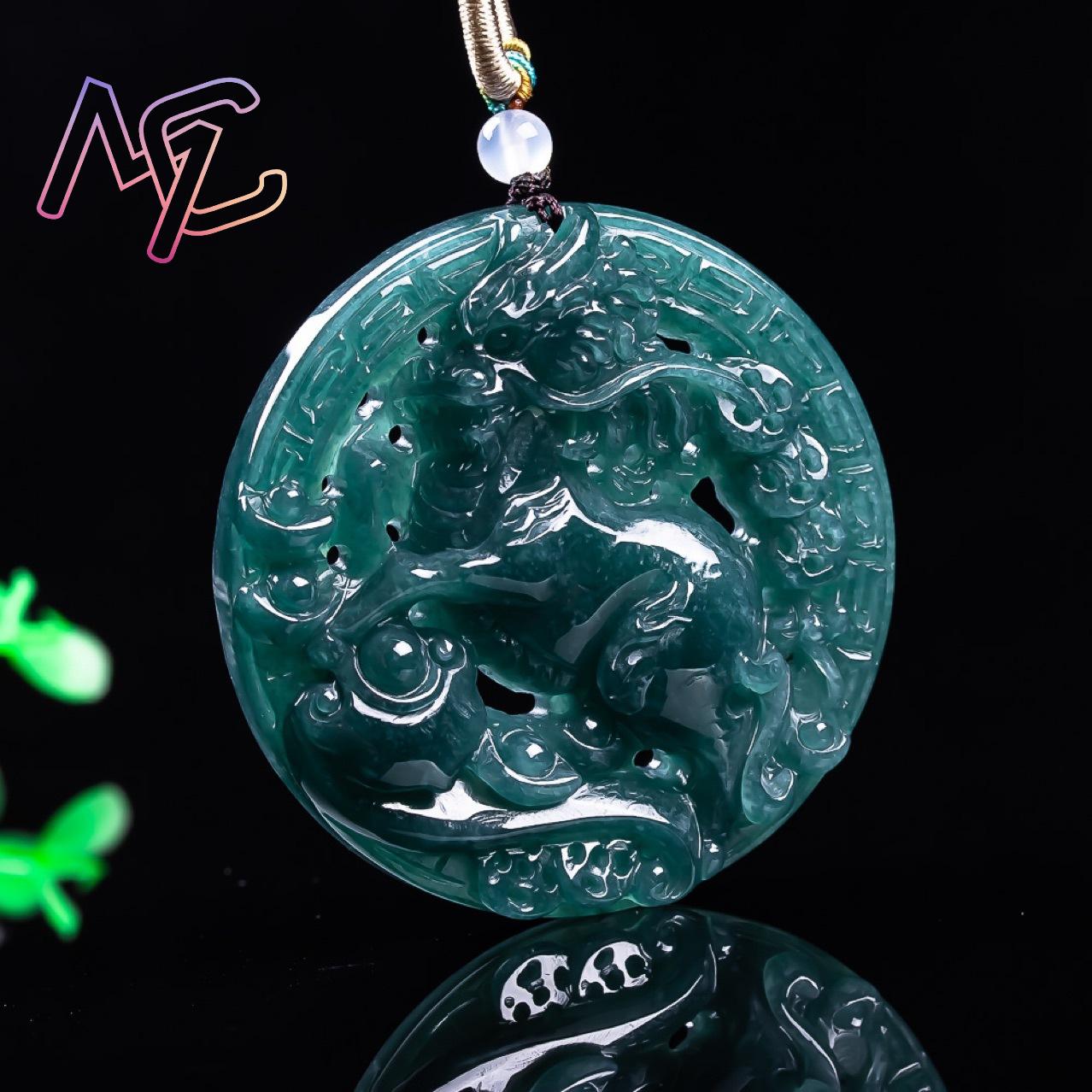 Collier pendentif Dragon en ja - Vintage Fashion Necklace avis et prix