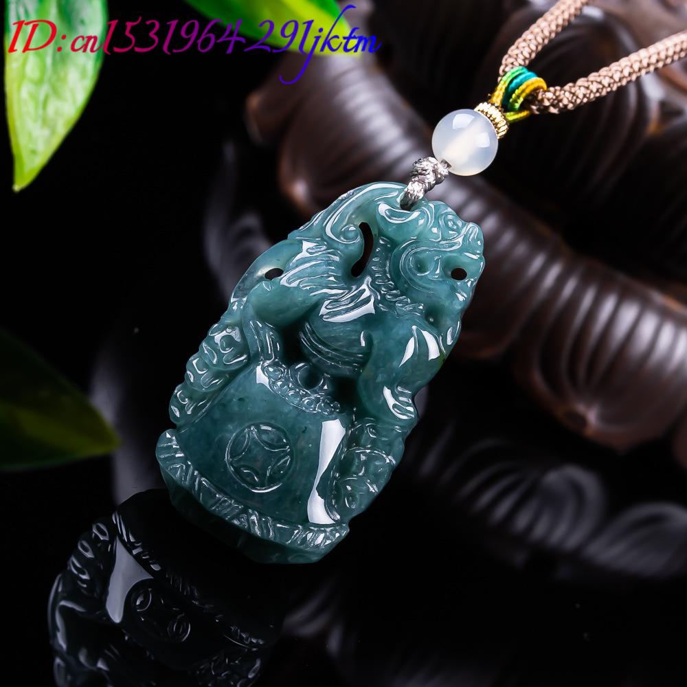 Pendentif Pixiu en jadéite bir - Vintage Fashion Necklace avis et prix