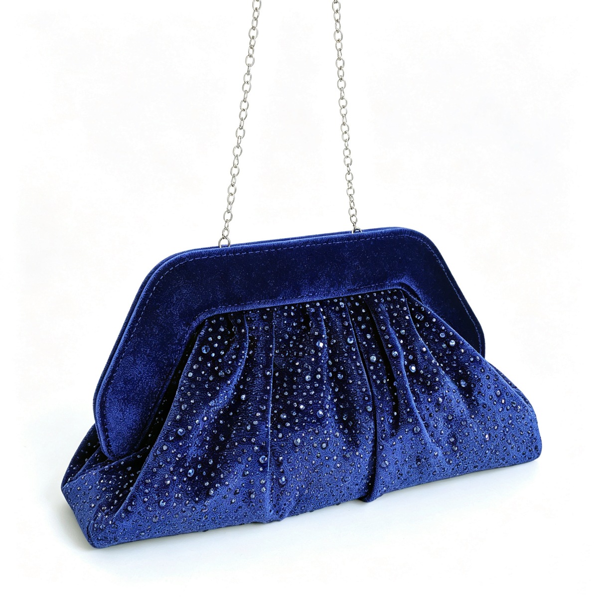 Sac à main plissé en velours o - French Vintage Fashion avis et prix