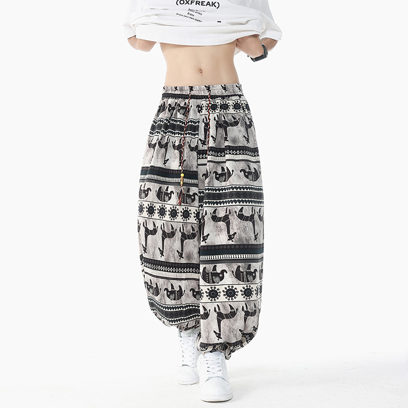 Pantalon taille haute imprimé  - Retro Track Pant avis et prix