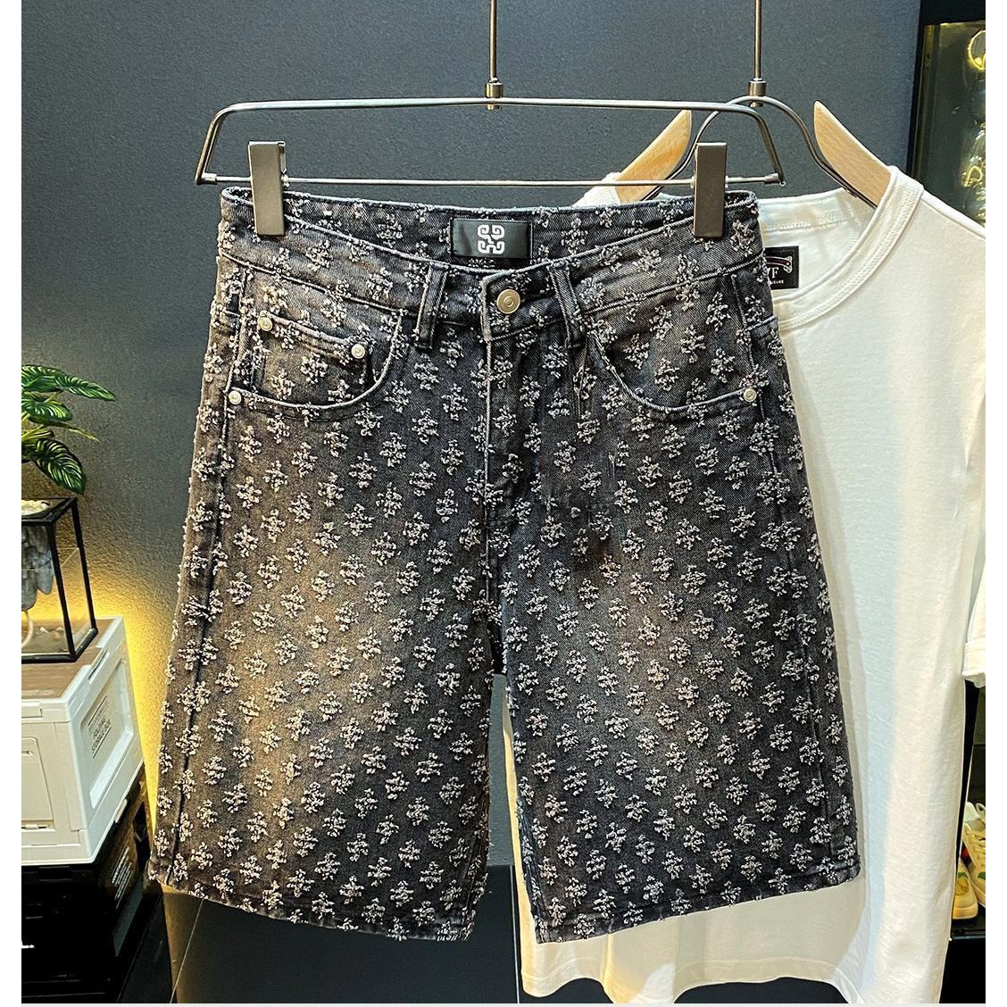 Shorts en jean décontractés po - Vintage Fashion Shop avis et prix