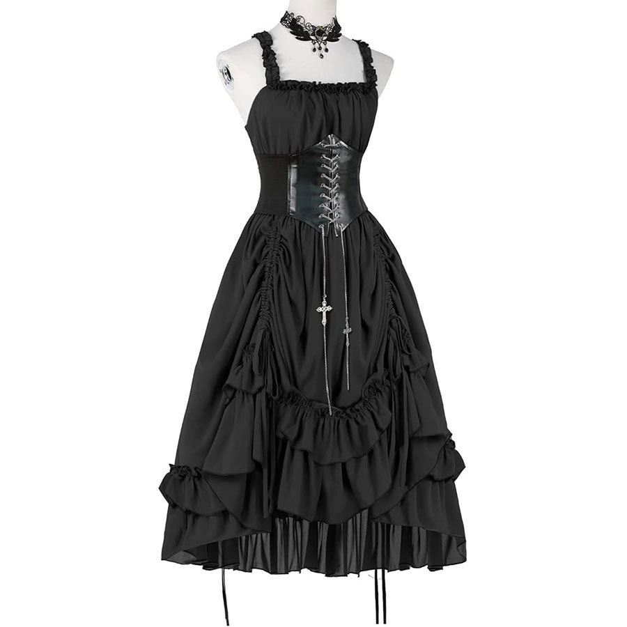 Robe Gothique Femme Corset Nui - Vintage Fashion Dresses avis et prix