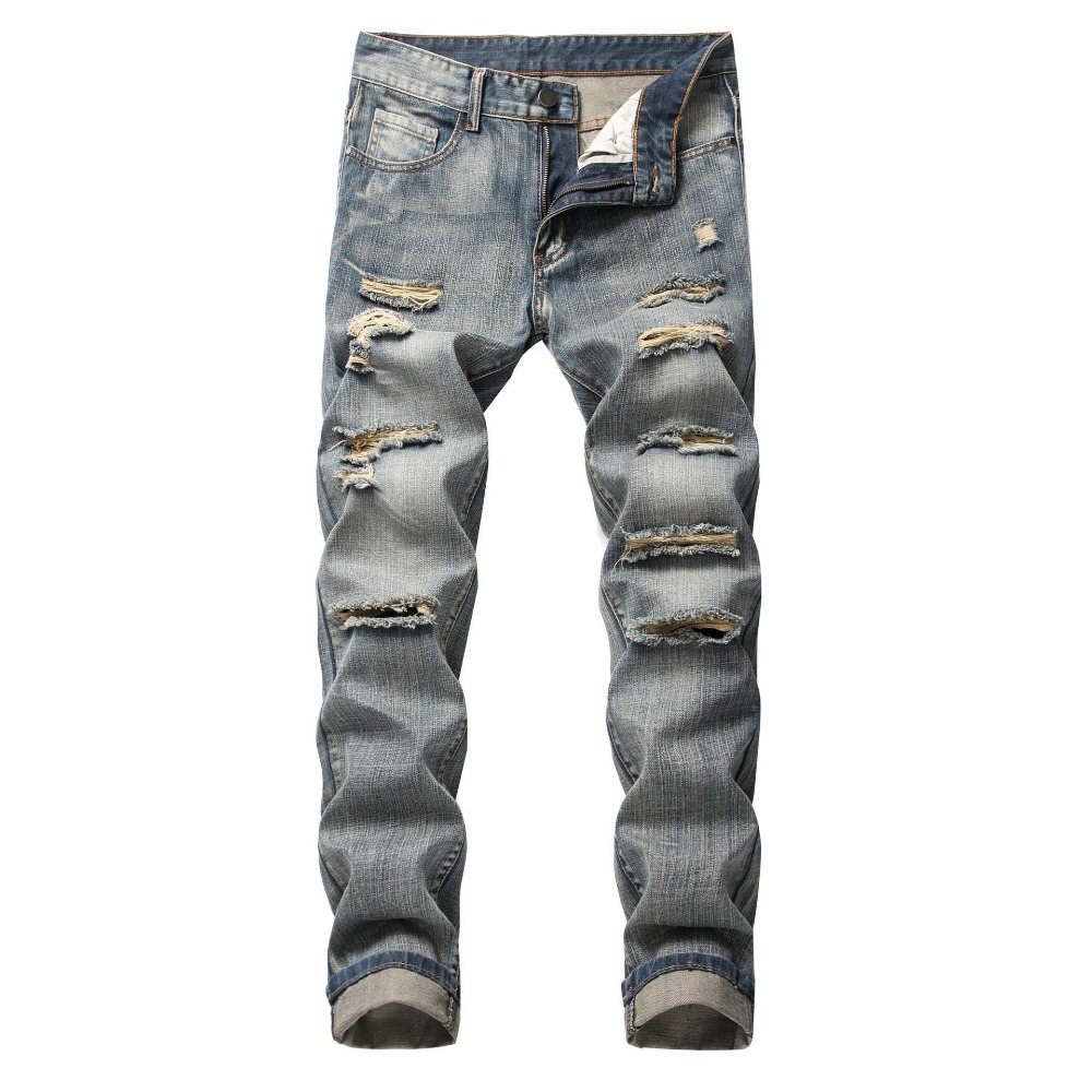 Jean skinny déchiré style punk - Retro Track Pant avis et prix
