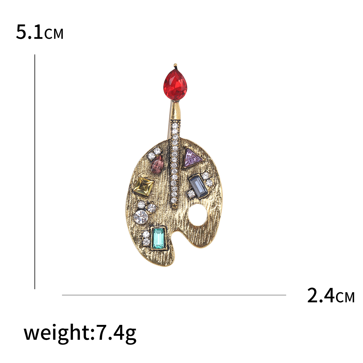 Broches vintage en forme de ta - Vintage Fashion Drawings avis et prix
