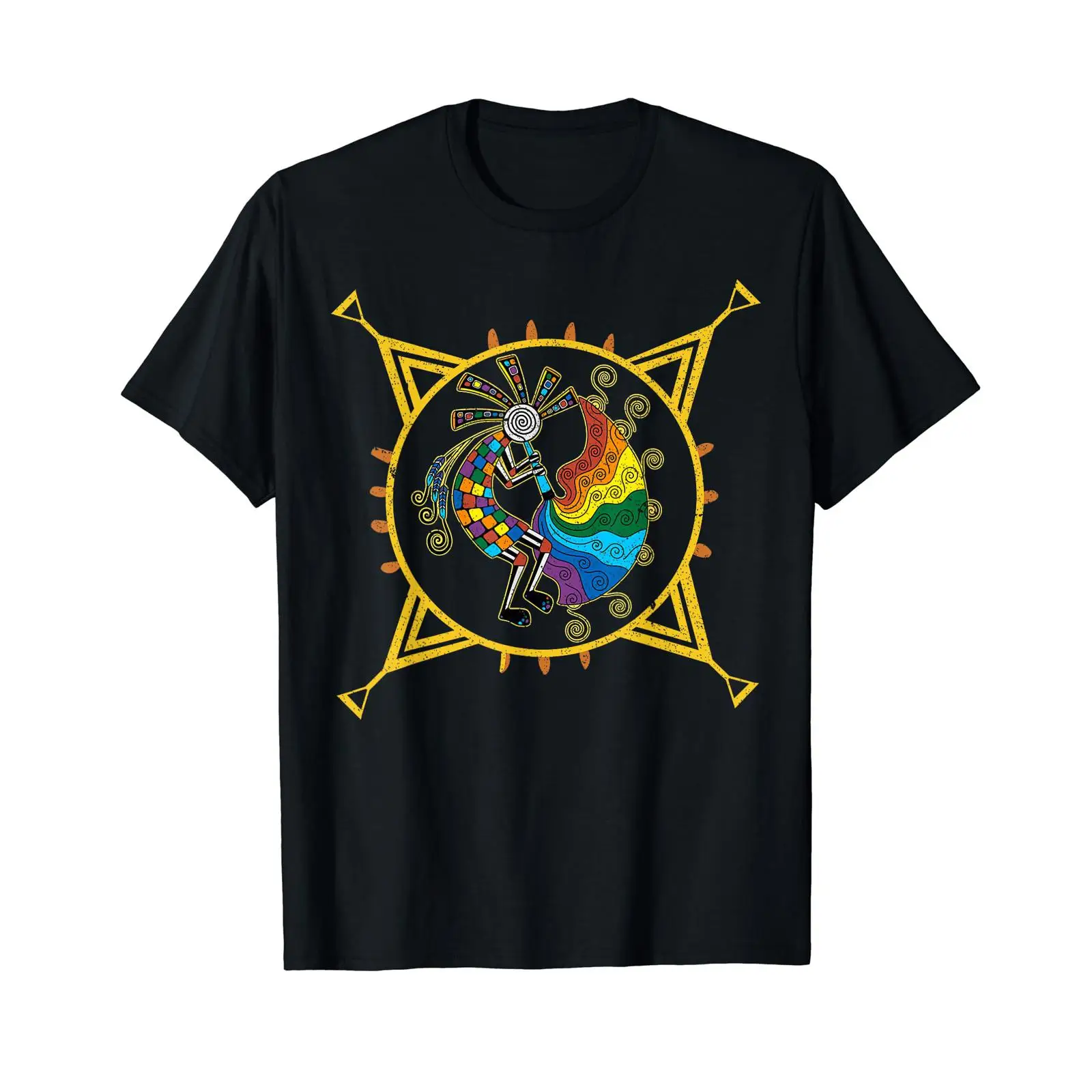 T-shirt Kokopelli American Pet - Vintage Fashion Drawings avis et prix