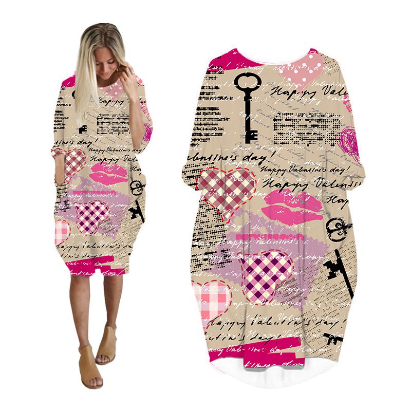 CLOOCL-Robe de journal imprimé - Vintage Fashion Newspaper avis et prix