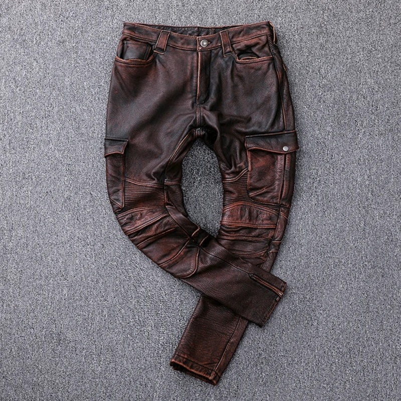 Pantalon en cuir noir pour hom - Retro Track Pant avis et prix