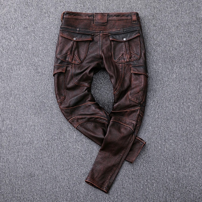 Pantalon en cuir noir pour hom - Retro Track Pant avis et prix