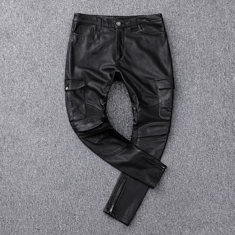 Pantalon en cuir noir pour hom - Retro Track Pant avis et prix