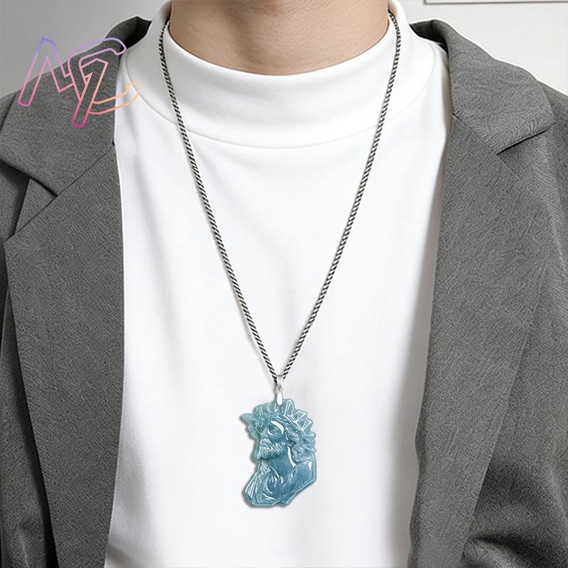 Collier pendentif prêtre en ja - Vintage Fashion Necklace avis et prix
