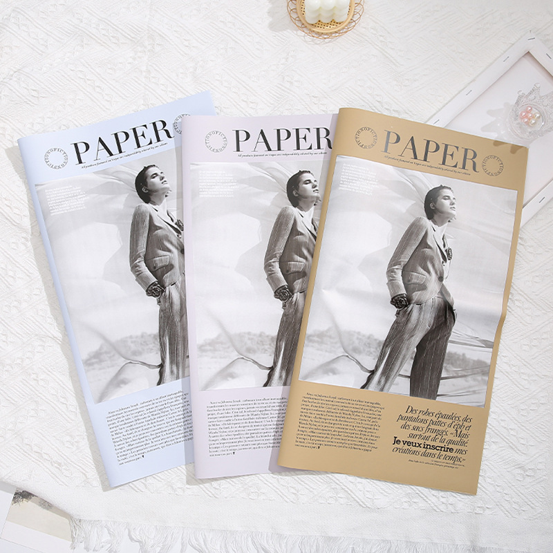 Papier d'emballage pour bouque - Vintage Fashion Newspaper avis et prix