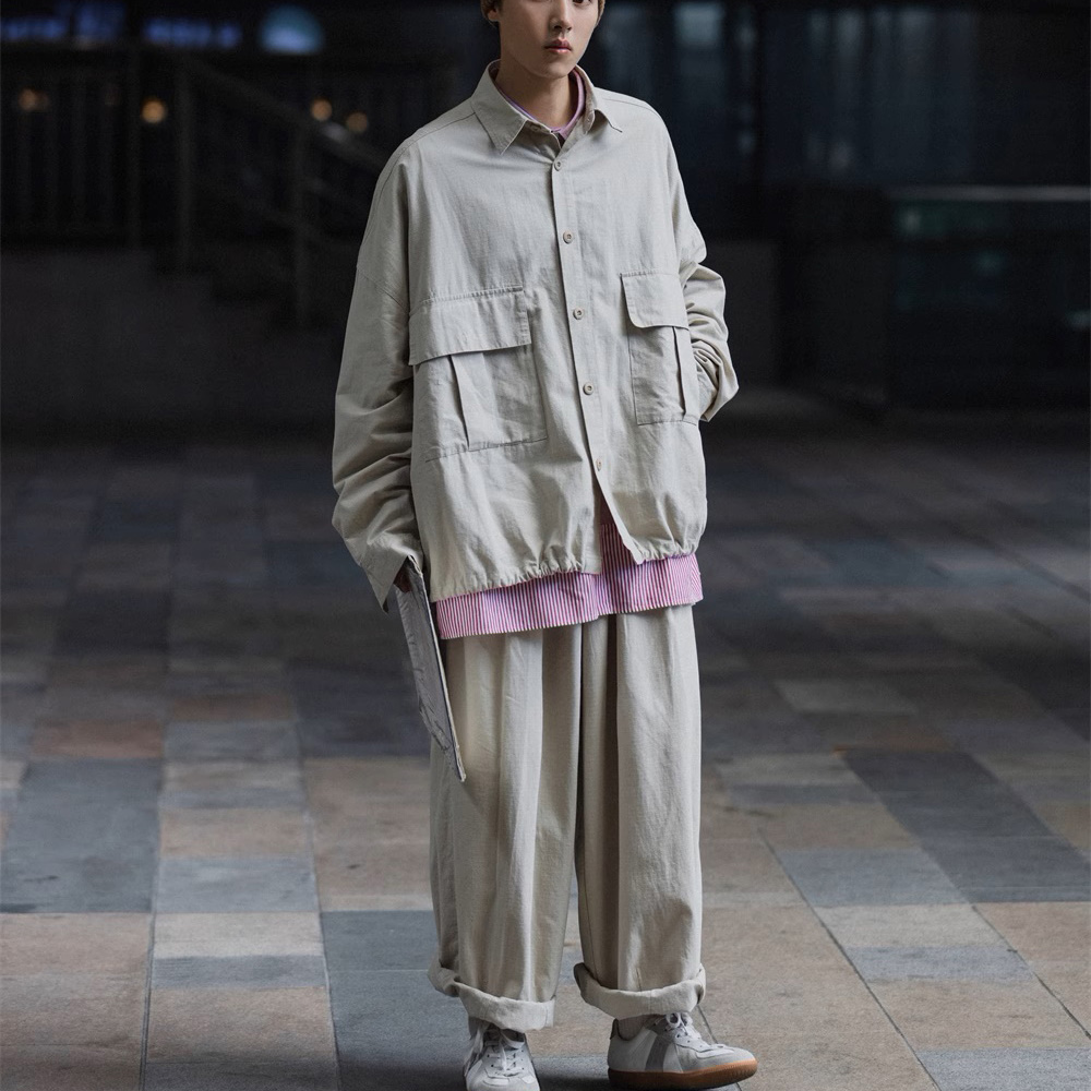 Pantalon cargo à jambes larges - Retro Track Pant avis et prix