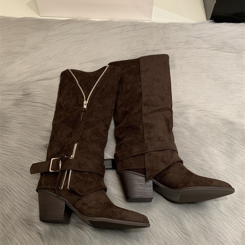 Bottes longues décontractées e - Vintage Fashion Streetwear avis et prix