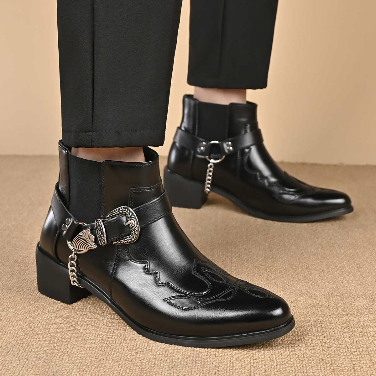 Bottes de cowboy vintage en cu - Vintage Fashion Streetwear avis et prix
