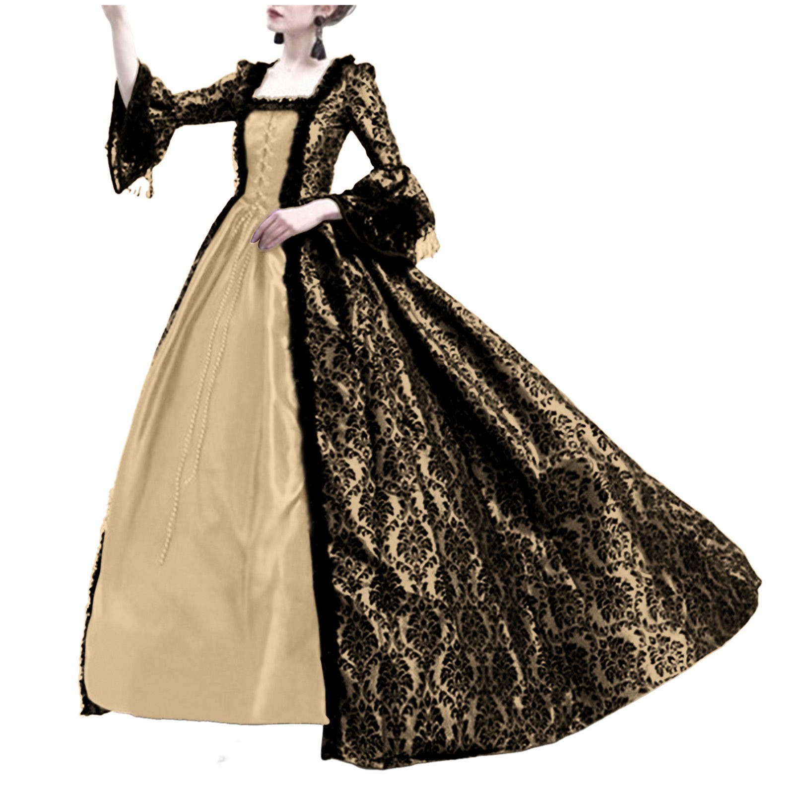 Robe longue médiévale vintage  - Vintage Fashion Dresses avis et prix
